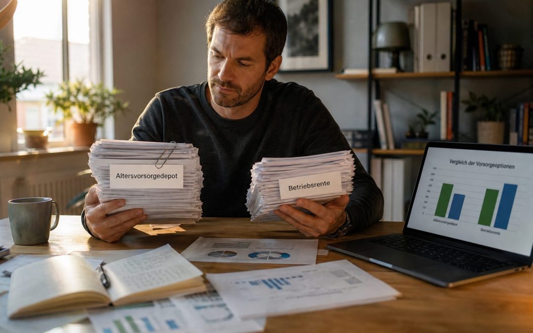 Altersvorsorgedepot vs. Betriebsrente: Unterschiede und Merkmale im Vergleich